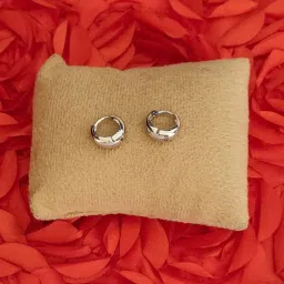 m men style Big Round Salman khan Kaju Bali Piercing surgical Hoop Earrings Boyfriend Gold Stainless Steel Hoop Earring For Men And Women image 3