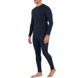 fruit of the loom Men's Recycled Waffle Thermal Underwear Set (Top and Bottom) image 2