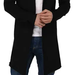 denimholic Men's Cotton Hooded Neck Cardigan image 5