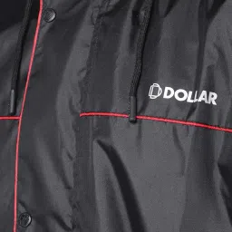 dollar Men PVC Full Sleeve Solid Reversible Sporty Raincoat Set With Adjustable Hood and Pocket image 4
