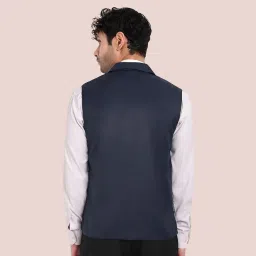 rocksy Semi Formal Waistcoat for Men, Cotton Jacket for All Occasion: Diwali, Wedding, Ethnic, Office Party, Formal and casual Look image 3