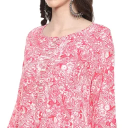 biba Women Rayon Straight Suit Set image 4