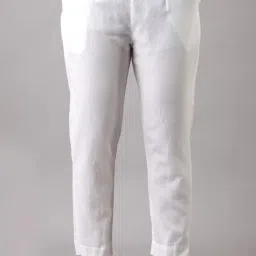 sarose clothing Sarose Women's Cotton Stretchable Half Elasticated Office, School and Casual Wear Trousers image 1