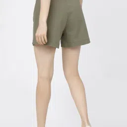 tokyo talkies Women's Regular Fit Regular Shorts | Stretchable Shorts image 2