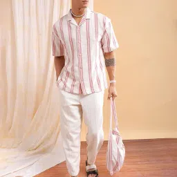 the indian garage co Men's Cotton Relaxed Fit Shirt image 3