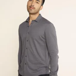 damensch Constant All-Degree Shirt for Men Full Sleeve, Pique Textured Shirt for Man, Thermoregulating Cotton Blend, Recycled Fabric Shirts Stylish image 4