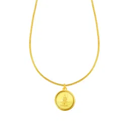 bhima Jewels 24K 999 Purity Lakshmi Coin Pendant 1G,Gold image 3