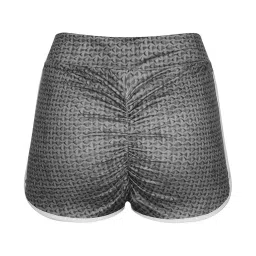 calandis ™ Women High Waist Yoga Shorts Home Gym Sports Fitness Gray S | Womens Clothing image 1