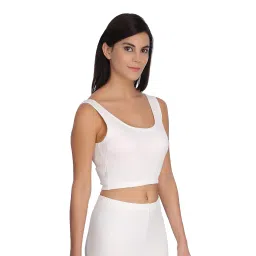 selfcare Women Cotton Blend Thermal Crop Top for Winter wear image 1