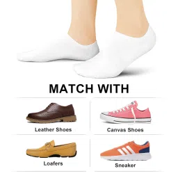 wernies No Show Socks Women Low Socks 4-8 Pairs Non Slip Flat Boat Line, Size 5-11 image 5