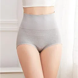 royal luxury Women's High Waist Tummy Control Shapewear | Seamless Cotton Hipster Panty | Anti-Rolling Hip Shaper | Slimming High Waist Tummy Tucker image 1
