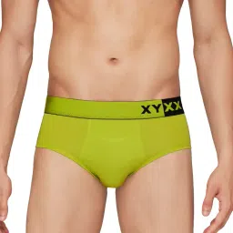 xyxx Men's Dualist Micromodal Regular Fit Colorblock Antimicrobial Briefs with No Marks Waistband (Pack of 5) image 1