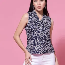 oomph! Women's Floral Relaxed Fit Shirt image 1