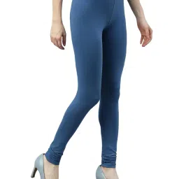 twin birds Tailored Cut & Classic Fit Super Stretchable Cotton Elastane Fabric Churidar Leggings for Women image 2