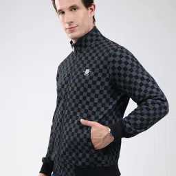 monte carlo Men's Regular Fit Sweatshirt | Solid Pattern | Zip Closure with Full Sleeve Band Neck | Zipper Sweatshirt for Men image 1