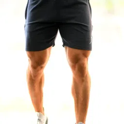 FUAARK Athletic Slim Fit Training and Gym Shorts for Men with Zipper Pockets image 1