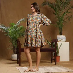 momtobe Women's Rayon Maternity Dress/Pregnancy Dress/Easy Breastfeeding Dress/Western Dress with Zippers for Nursing Pre and Post Pregnancy image 2