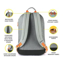 gear Ambition 37L Large Water Resistant School Bag/Casual Backpack/Daypack/Kids Bag/College Bag image 3