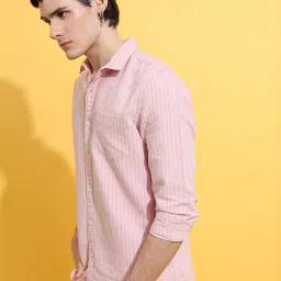 highlander Men's Striped Slim Fit Shirt image 4
