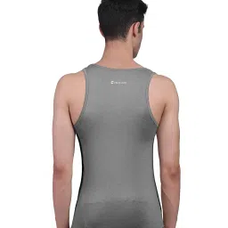 freecultr Vest for Men | Bamboo Sleeveless Super Soft Round Neck Gym Comfort Vests | Workout Regular Fit Innerwear | Breathable Sando with Long Hemline | Four-Piece Assortment image 4