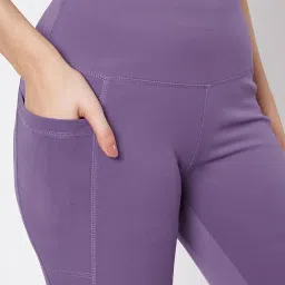 valley High Waist Capri Leggings with Side Pocket – Stretchy, Moisture-Wicking Workout Pants for Women image 3