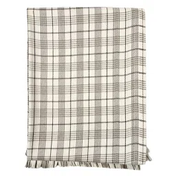 arvore Bunkaar Plain Woollen Men's Dhariwal Indian Lohi/Shawl with Kullu Border [45" X 90"] image 3