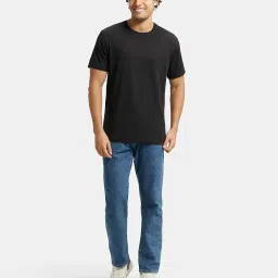 jockey 2714 Men's Super Combed Cotton Rich Solid Round Neck Regular Fit Half Sleeve T-Shirt image 3