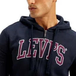 levi's Men's Solid Navy Sweatshirt image 2