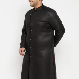 vastramay plus Men's Silk Blend Sherwani Only Top image 1
