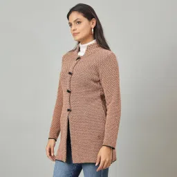 duke Women's Acrylic Blend Modern Cardigan Sweater image 2