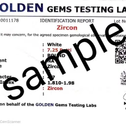 dauraya gems Diamond Natural Cubic Zircon Gemstone White Zircon Stone 4.00 Carat 5.25 Ratti Certified Original I Cubic Diamond Zirconia Gemstone by Lab Certified (PQ064) image 2