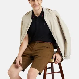 amazon brand - symbol Men's Cotton Chino Shorts | Casual Half Pants | Bermuda (Available in Combo Packs) image 2