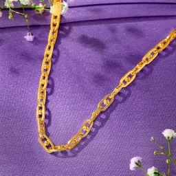 p. n. gadgil jewellers PNG Jewellers 22 KT Gold Sheen Indoitalian Gold Chain image 1