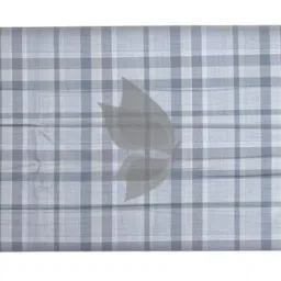 j.hampstead Moretti Premium Egyptian Collection with 100% Giza Cotton Grey Colour Checkered Pattern Unstitched Shirt Fabric of 1.6 mts / VV2424 image 2