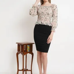 popwings Women's Floral Regular Fit Shirt image 5