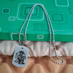 m men style Shree Ram Bhakat Panchmukhi Lord Mahabali Gadadhari Hanuman BajrangbaliSilver Stainless Steel Pendant Necklace Chain For Men And Women SujalPn2022471 image 2