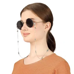 vivid vision Unisex Adult Metal Eyeglass Holder Strap Cord | New Chain Adjust on Sunglasses | Anti-slip Retainer Lanyard String Eyewear Frame | Specs Mask Chains image 1