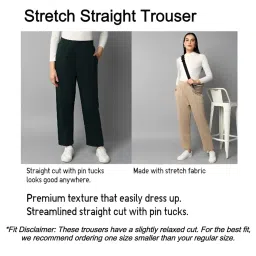 alan jones clothing Women's Stretch Fit Mid Rise Pants image 5