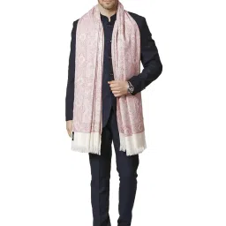 pashtush MENS FINE SOFT ETHNIC STOLE, REVERSIBLE image 3