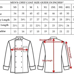 bsf uniforms Men's Full Sleeves Large Grey Polycotton Black Piping Contrast Chef Coat image 2