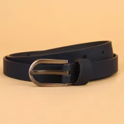 gil Women's Leather Belt – Genuine Leather Formal & Casual Belt for Women | Stylish Brown/Navy Blue Belt for Jeans, Dresses, Trousers | Elegant Buckle | Adjustable Waist (28-44) image 4