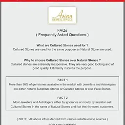 asian gems & jewels Cultured Yellow Sapphire PUKHRAJ Gemstone Pendant PaanchDhaatu of 5.25 RATTI image 3