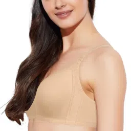 enamor Women's Everyday Cotton Bra - Non-Padded, Non-Wired, Full Coverage, Fab-Cool Technology with M-Frame Jiggle Control and Antimicrobial image 1