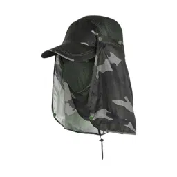 myaddiction Sun Cap for Men Women Detachable Neck Flap and Face Cover for Outdoor Sports Style C Multicolour image 5
