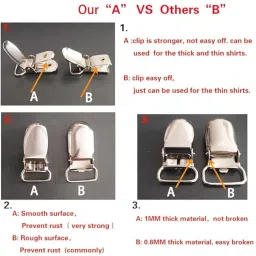 medicineking premium Steel Clips shirt stays holders garters tuckers for men Boy Black Color Belt image 3