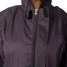 the dry cape ; let it rain Camper Raincoat | Waterproof Rain Coat for Women, Rain Poncho, Ladies Rain Coat | Premium CFC Zippers image 4
