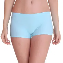 SunFlux®Women's Boyshorts Panties Cotton Boxer Briefs for Ladies | Seamless Smooth Underwear Stretch Boyshorts Panties - Pack of 5 image 3