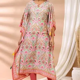 maae attire Women Wear Embroaidred Mirror Work Kaftan. image 3