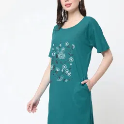 ddaspration Women Cotton Printed Long T-Shirt Combo image 3