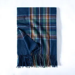 eleg & stilance Winter Warm Plaid Scarf for Women&Men | Thick Soft Shawl with Fringe | Stylish Check Design for Casual & Formal Wear Multicolor image 4